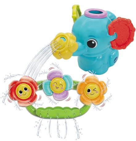 VTech-Baby Baño Divertido Trompita regadera, Juguete de baño | Certificado CE + EN71, Juguete para bebés +12 meses, Actividades para activar los sentidos y la motricidad, Versión ESP
