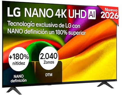 LG 55NU850B6LA - Smart TV Nano 4K UHD AI NU85 55 Pulgadas 4K 2026