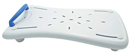 Sundo Homecare AD160967 Badewannenbrett mit farbigem Griff, 78 x 35 cm, Blau