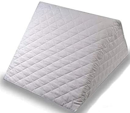 ENERGY COLORS Textil-Hogar Almohada Cojín Tipo Cuña - Desenfundable - Descanso en la Cama/Sofá Ideal para Leer 40x40x30cm