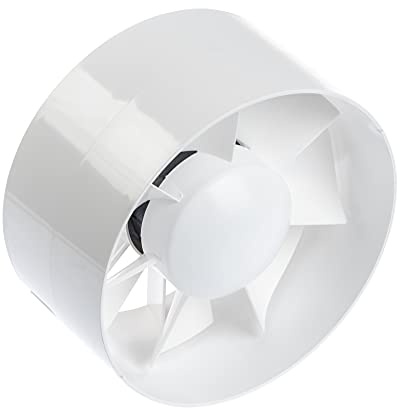 Steinberg14 Rohr Rohrventilator 150mm Abluftventilator - Leise Inliner für Bad, Gewächshaus, Garage, Gewächshäuser, 2 Jahre Garantie