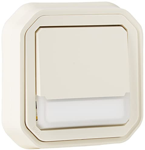 Legrand - Umkehrschalter, beleuchtet, wasserdicht, mit Plexo-Etikettenhalter, komplett für Unterputzmontage mit Sandkrallen