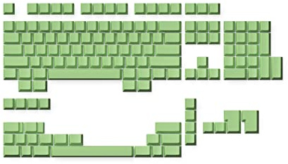 Ranked Blank Premium Keycap Set | 1.4 mm Thick PBT | Cherry Profile for Mechanical Keyboard (Pistacchio, 139 Keys)