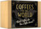 Black Donkey Gourmet Coffee Gift Set - COFFEES OF THE WORLD | Ground Coffee 600g (6 x 100g) - 6 Finest Single Origin Coffees | Hamper Style Gift Idea for Him & Her | Enjoy in the comfort of your home