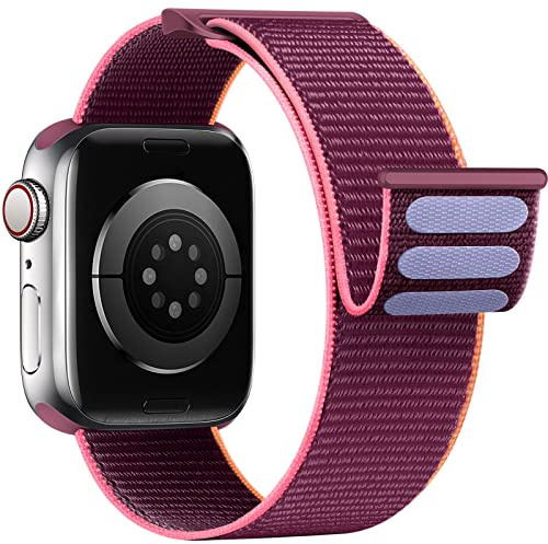 Yoohoo Nylon Straps for Apple Watch Straps 44mm 45mm 46mm 49mm Men Women | Upgraded Soft and Breathable, Replacement Watch Bands for iWatch Series 11 10 9 8 7 6 5 4 3 2 1 SE3 SE2 Ultra3 Ultra2