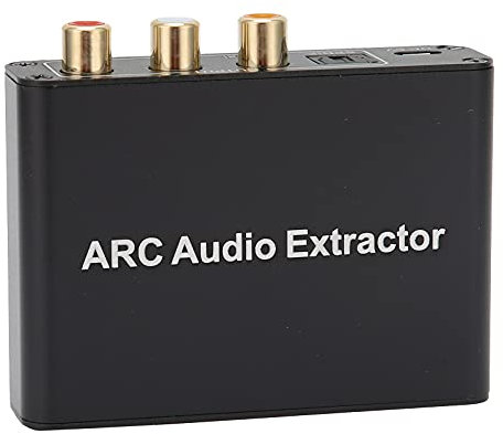 ARC To Audio Converter, Small Optical Output Strong ARC To Audio Adapter Coaxial Output Lightweight for Audio Adapter for HDMI Audio Return Adapter