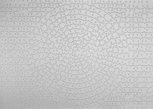 Ravensburger Puzzle 12000071- Krypt Puzzle Silber - Schweres Puzzle für Erwachsene und Kinder ab 14 Jahren, mit 654 Teilen