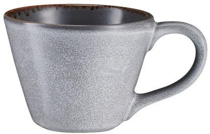 VILLA ITALIA Vaisselle – Café - Dîner - Collection Rock - Tasse en Céramique Jumbo 400 ml - Tasse à Café Thé Cacao - Grande Tasse - Élément Ensemble - Large