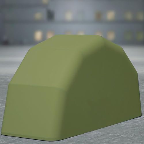 Garage pieghevole per moto, rimessa per auto mobile pieghevole semiautomatica esterna per moto, facile da installare e riporre, ventilato e traspirante (Green 2.3 * 1.3 * 1.6m)