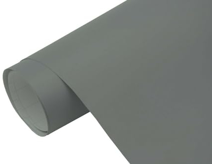 Neoxxim 21,3€/m2 3D Autofolie matt grau matt 50 x 150 cm Lackfolie Car Wrapping Lackschutzfolie blasenfrei flexibel