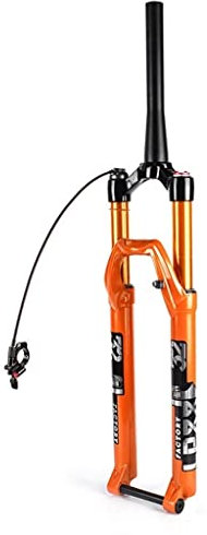 27,5 29 Zoll MTB-Fahrradgabel, Mountainbike-Luftfedergabel mit Fernverriegelung, Steckachse 100 * 15 mm mit Dämpfungs-Rückpralleinstellung