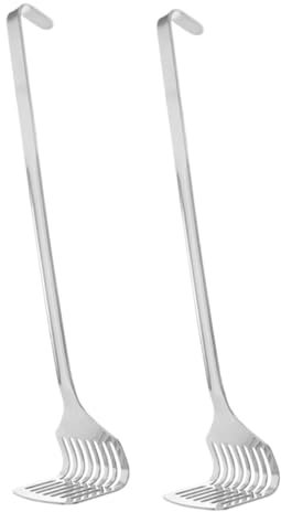 Cabilock 2pezzi Schiacciapatate Manuale in Acciaio Manico Lungo Utensile Da Cucina Riutilizzabile Per Purè e Verdure Facile Da Usare e