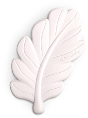 Suavinex, Mordedor Bebé, de Silicona de una Sola Pieza, Suave y Flexible, Seguro, Calma y Alivia las Encías del Bebé, Agarre Fácil y Ergonómico, con Textura y Relieves, Hoja, Poetry, Rosa