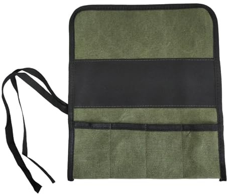 Renchey Roll Werkzeugtasche - Rollbare Handwerker Werkzeug Organizer,Mehrfachtaschen Segeltuchtasche Für Schraubenschlüssel, Bohrer, Zangen Und Werkzeuge