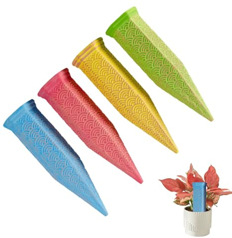 Pics Arroseurs Pour Plantes D'intérieur - 4 Pièces Dispositif D'irrigation En Céramique Pour Fleurs - Arrosoir Automatique Plantes Indoor | Pour Jardiniers Propriétaires Cultivateurs Balcon Patio À