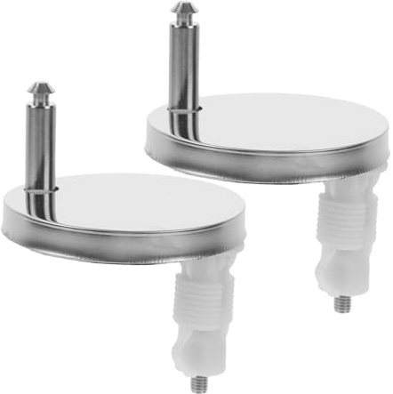 SOIMISS Set 2 Pezzi Bulloni di Fissaggio Superiori per Sedile Wc, Kit Viti e Cerniere di Collegamento Resistenti e Pratici, Compatibili la Maggior Parte dei Copriwater per Bagno