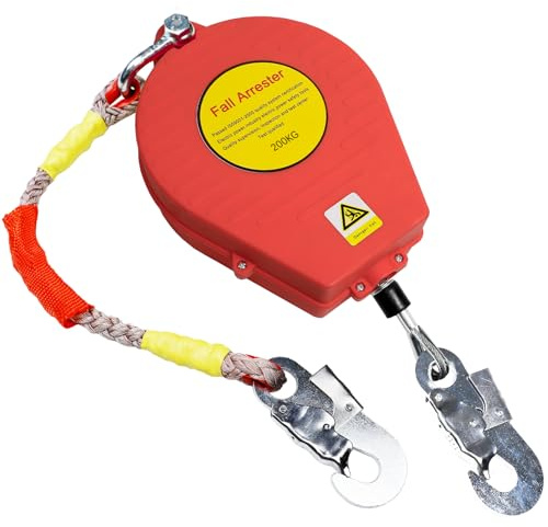 VFDZ Imbracatura di Sicurezza Anticaduta Tetto 200kg(1 Pezzo,15m)