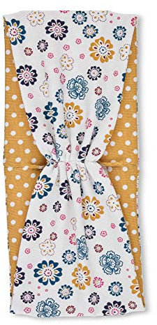 Sterntaler Mädchen-Stirnband, Blumenmotiv, Größe: 53, Farbe: Ecru, 1802104.0