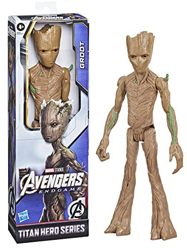 Hasbro Marvel Avengers Titan Hero Series, action figure di Groot da 30 cm ispirata al film Avengers: Endgame, giocattoli Marvel per bambini e bambine dai 4 anni in su