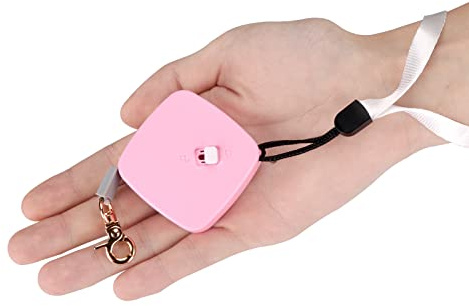Laisse rétractable pour petits chiens et chats jusqu'à 5 kg avec bande en nylon résistante anti-traction, mains libres, mini laisse portable avec dragonne, frein à une main, sans nœuds