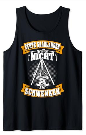 Saarland Spruch Schwenker Saarländischer Dialekt Saarland Tank Top