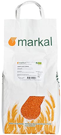 Markal - Lentilles rouges corail 5kg - unité