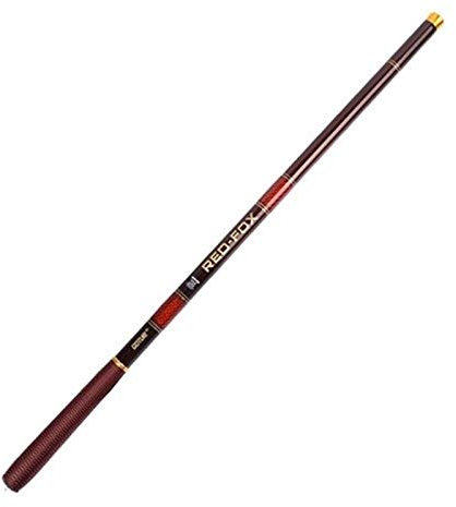 Sparrow Angel Karpfenrute Carp Feeder Angelrute Carbon-Faser-Teleskoprute Hand Pole 3.6-7.2m (Color : Light Yellow, Length : 4.5 m)