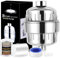 20 Stage Shower Filter Laicky Shower Head Filter, Hard Water Filter, Skin and Hair More Healthier, Remove Chlorine Heavy Metals and Other Sediments, Vitamin C Water Softener Reduces Dry Itchy Skin