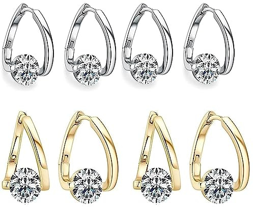 Flysmus Halolux Lymphvity Germanium Ohrringe,Lymphatische Magnetotherapie Ohrringe,Lymphdrainage Ohrringe Schmuck für Frauen, Akupunktur Ohrringe,Lymphdrainage Ohrringe zur Gewichtsreduktion