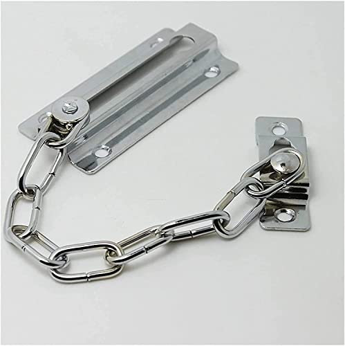 Tragbares Türschloss, Türschloss ohne Bohren, Tragbares Türschloss, Türbegrenzer, 2 Stück Anti-Diebstahl-Kette, Türkette, dicke Schnalle, Sicherheitsschloss, Kette, Türriegel, Türschloss, Schnalle, Di