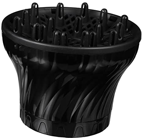Haarföhn Diffusor aus Kunststoff, Schwarzer Haardiffusor Aufsatz | Haartrockner Diffusor für Salon und Zuhause, Tragbar und Leicht, Verteilt Luft Gleichmäßig
