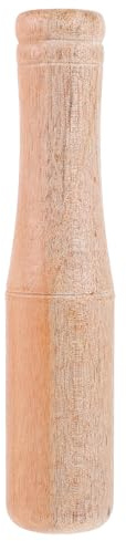 Amosfun Holzstößel 17.5 Cm Küchenhelfer Aus Buchenholz Für Knoblauch Stampfen Und Gewürze Zermahlen Küchenstößel Holz Grinder Für Haushalt Und Kochen