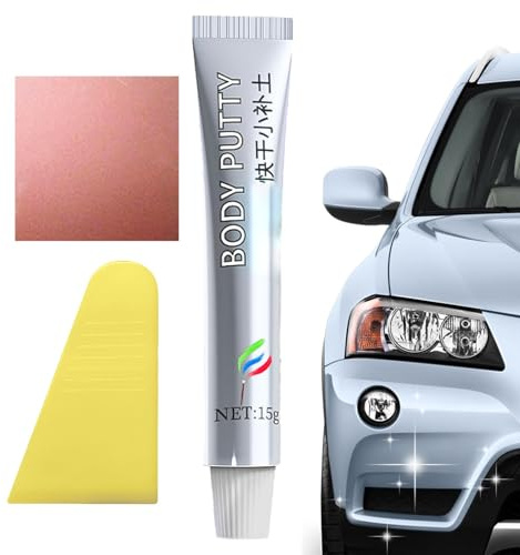Riempitivo Per Carrozzeria | Mastice Per Vernice Per Graffi | Stucco Ad Asciugatura Rapida Da 15 G Per Vernice Per Auto, Stucco Riempitivo Per Vernice Che Non Si Arriccia Per SUVs, Camion, Fuoristrada