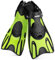 Hikeen Verstellbare Schnorchelflossen für Erwachsene & Jugendliche: Kurze Schwimmflossen & Tauchflossen mit Offener Ferse, Unisex Schnorchelausrüstung inkl. Netzbeutel (42-47cm)