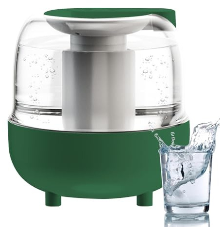Humidificador USB – Diseño inalámbrico de 195 x 180 mm, carcasa duradera de ABS, tanque recargable de 4 litros con salida de niebla silenciosa y luz nocturna suave | Humidificador portátil de niebla