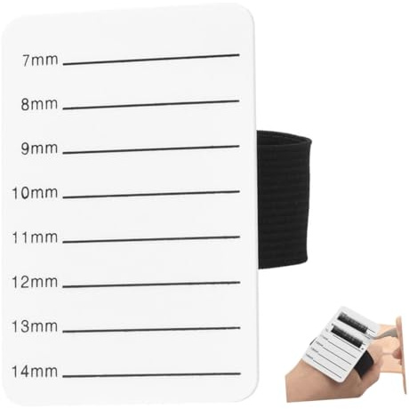 HAMPPLIES Acrylic Lash Holder Tray for Eyelash Extensions Lash Storage Board for Makeup Artists Home Use Portable Eyelash Display Tool for Grafting and Extension Application