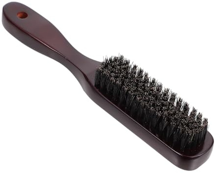 Cabilock Professionelle Herren Bartbürste mit Holzgriff und Ergonomischem Design für Gesichtspflege und Bartstyling im Professionellen Salon Stil Schwarz Leichtes Gewicht