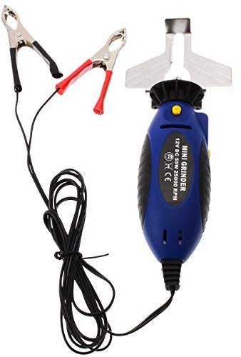 1 Set 12V 85cm x 8cm x 5cm Chainsaw Sharpener Electric Grinder Chain Saw with 3 Sizes of Grinding Stones Tools Set Chains