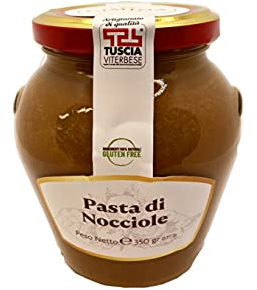 CIMINA - Pasta di nocciola Tonda Gentile Romana pura al 100%- Base per gelato, confezione da 350g
