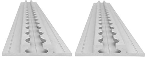 lasiprofi Airlineschiene Flügel unten: 65 x 11 mm, 2.000 mm, 1 STK. | Zurrschiene | 200 cm | kompatibel mit Fittingen | Silber eloxiert | für Transporter, Wohnwagen, Sprinter UVM. | Aluminium | 2 m
