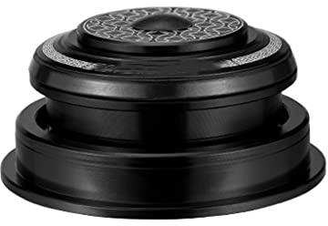 Bicicleta Rodamientos Juego de Dirección 44-56mm Tubo Recto de Aleación de Aluminio Juego de Dirección Incluye Rodamientos de Cartucho Sellados (Color : Black 44-56mm)