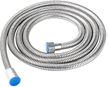 Irfora Duschschlauch Edelstahlrohr Flexibel 3 Meter Langer Duschschlauch Ersatz mit 1/2 Zoll Anschluss für Handbrause Handbrause