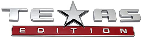 Texas Edition-Autoaufkleber, Texas Edition-Sternaufkleber | -Dekorabzeichen | Cooler Abs-Kotflügel-Seitentür-Aufkleber, stilvoller 3 m Langer Autoaufkleber zum Aufkleben für Heckklappe, LKW,