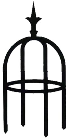 Metal Garden Obelisk Climbing Plant, Obelisk Trellis Climbing Plant Support Frame, Tall Rustproof Plant Support Trellis for Potted Plants Climbing, Outdoor Indoor Garden Obelisk Trellis, 90cm