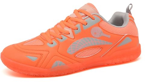 ZHENSI Tischtennis-Schuhe Hallenschuhe Für Herren Und Damen Flach rutschfest Bequem Badminton-Tennis-Sneaker