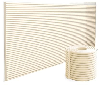 Boracy Coussin Mural Decoration avec Rembourrage de 10mm - Antigel et Isolation Thermique - pour TêTe de Lit RevêTement Mural Panneau Mural(Blanc,40x200cm)
