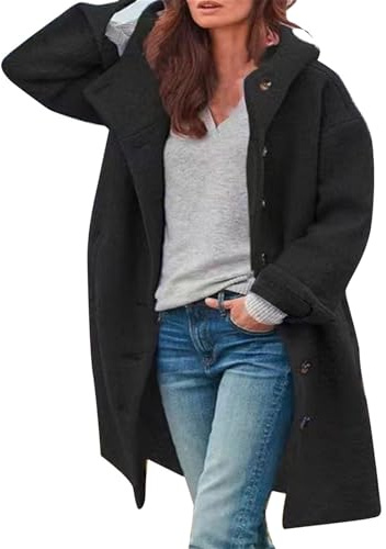 Black of Friday Angebote 2024 Drucker Wintermantel Damen Größe 50 Reiterjacke Damen Winter Softshellmantel Damen Gefüttert Bekleidung Damen Herbst Pullover Damen Braun Meine Bestellung Anzeigen
