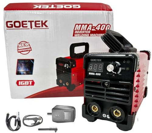 Saldatrice Inverter Mini MMA 400A Ultra Compatta | IGBT DC, VRD, Display LED, Saldatura a Elettrodo e Lift TIG, Portatile e Potente