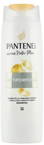 Pantene Pro-V Shampoo Antiforfora 250 ml Capelli Inclini alla Forfora, Deterge e Controlla la Forfora con Uso Regolare, Protegge i Legami del Capello, Senza Olio Minerale e Coloranti