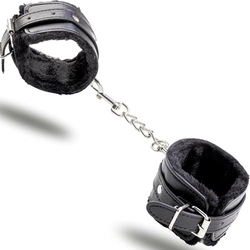 Fesseln Plüsch Schwarz Handschellen für sexspiele Plüsch handschellen zum sex Bondage Handcuffs Fesseln & bondage Sex handschellen paare Sexspielzeug männer hand für erwachsene FOPS B56